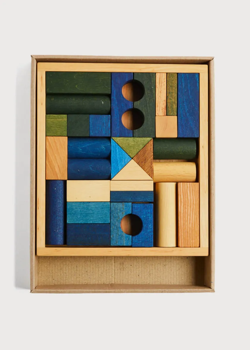 Toys & Books | Toys & Books | Pepa London Wooden Blocks in Blue