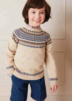 Shorts & Trousers | Pepa London Wool Shorts In Blue (4-10yrs)